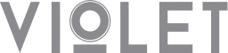 Violet logo in bold black letters